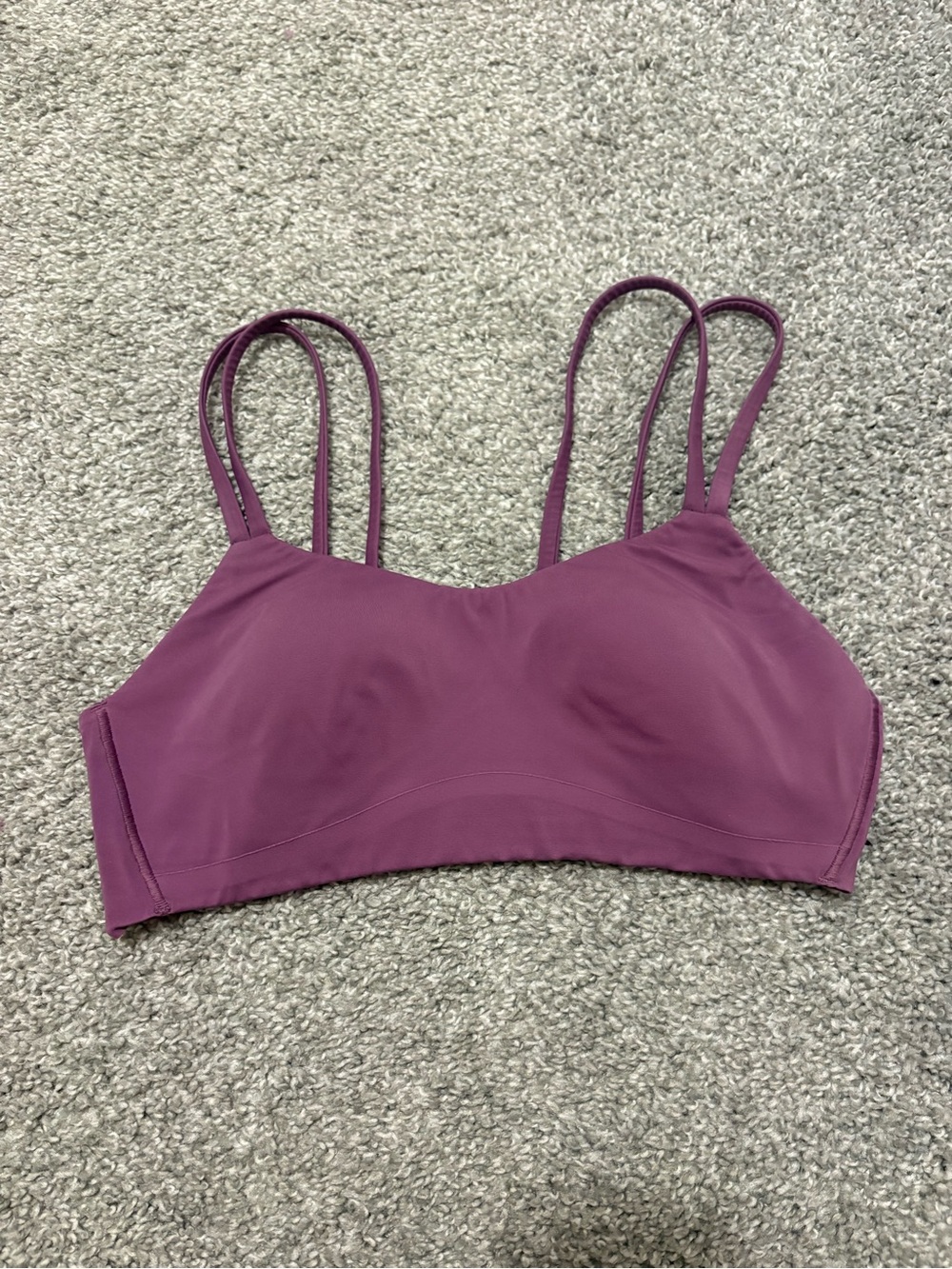lululemon athletica Double-Strap Bralette in Plum